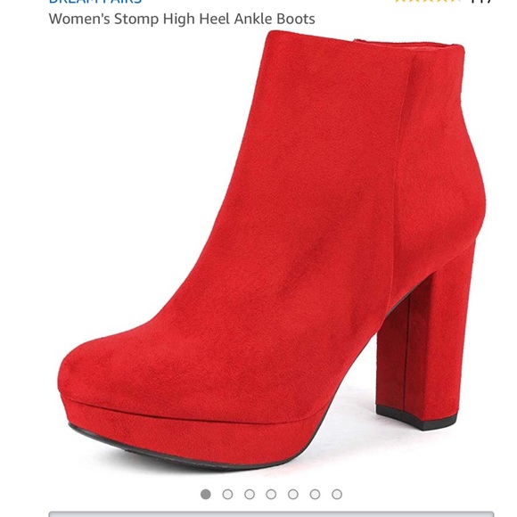 red booties size 11
